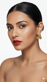 Load image into Gallery viewer, Modern Silver Ribbon Stud Earrings