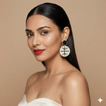 Load image into Gallery viewer, Handcrafted Beaded Basketball Earrings