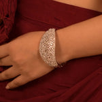 Load image into Gallery viewer, Oval-Shaped Diamond Studded Bracelet
