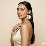 Load image into Gallery viewer, Handcrafted Beaded Basketball Earrings